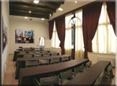 Una delle aule di Villa Widmann